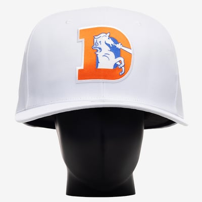 Denver Broncos Noggin Boss Unisex Big Hat - White